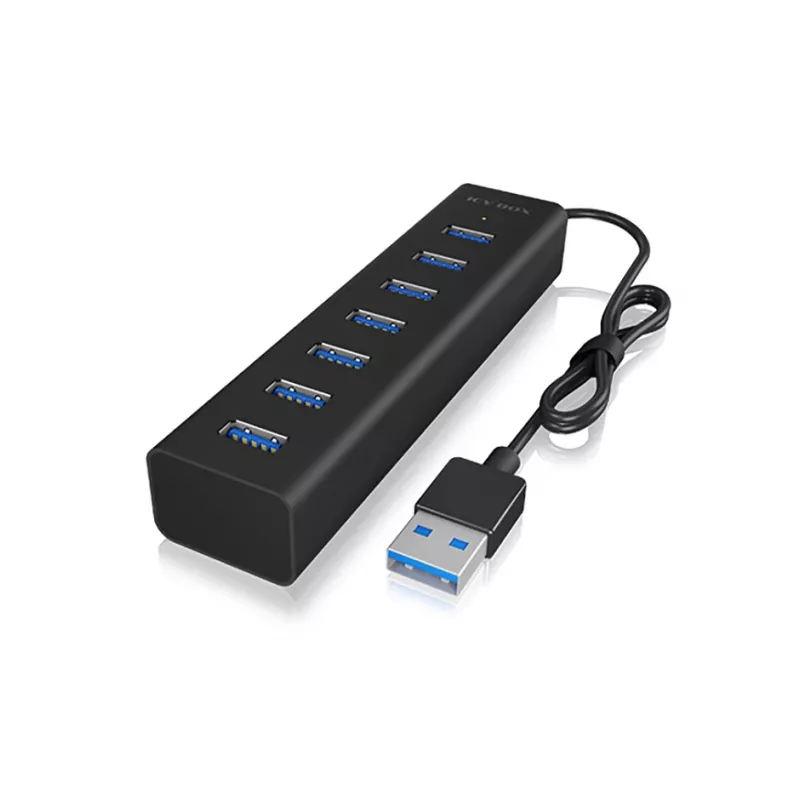 ICY BOX IB-HUB1700-U3 USB 3.2 Gen 1 (3.1 Gen 1) Type-A 5000 Mbit/s Must