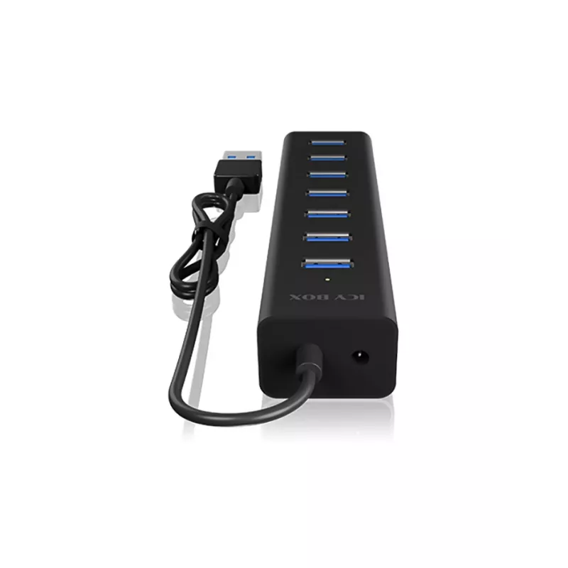 ICY BOX IB-HUB1700-U3 USB 3.2 Gen 1 (3.1 Gen 1) Type-A 5000 Mbit/s Must