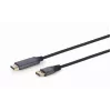 Videokaabli adapter Gembird CC-DP-HDMI-4K-6 — DisplayPort HDMI-le tüüp A, 1,8 m, 4K, must