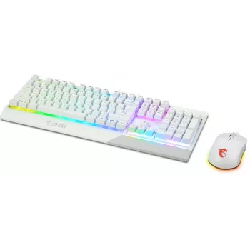 Mänguklaviatuuri ja -hiire komplekt MSI VIGOR GK30 COMBO WHITE