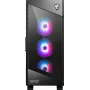 Arvuti korpus MSI MPG VELOX 100R Mid Tower Must — ATX, 7 laienduspesa, 2×3.5 tolli pesa, 2×2.5 tolli pesa, USB-C