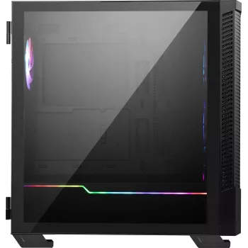 Arvuti korpus MSI MPG VELOX 100R Mid Tower Must — ATX, 7 laienduspesa, 2×3.5 tolli pesa, 2×2.5 tolli pesa, USB-C