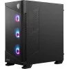 Arvuti korpus MSI MPG VELOX 100R Mid Tower Must — ATX, 7 laienduspesa, 2×3.5 tolli pesa, 2×2.5 tolli pesa, USB-C