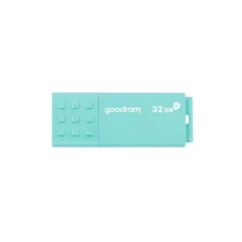 USB-mälupulk GOODRAM UME3 32 GB USB Type-A 3.2 Gen 1 — türkiis, 60 MB/s lugemine, 20 MB/s kirjutamine