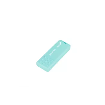 USB-mälupulk GOODRAM UME3 32 GB USB Type-A 3.2 Gen 1 — türkiis, 60 MB/s lugemine, 20 MB/s kirjutamine
