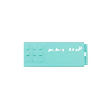 USB-mälupulk GOODRAM 64 GB USB Type-A 3.2 Gen 1 UME3, türkiis, lugemine 60 MB/s, kirjutamine 20 MB/s