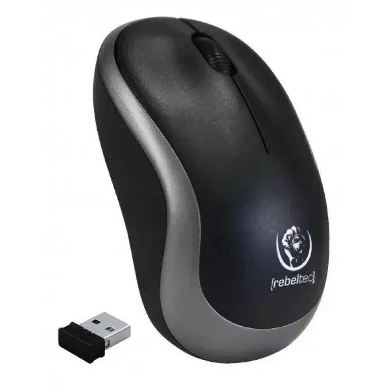 Juhtmevaba optiline hiir Rebeltec METEOR hõbedane RBLMYS00050 USB