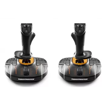 Thrustmaster T.16000M FCS SPACE SIM DUO Must, Oranž USB Juhtkang Analoog/Digitaalne PC