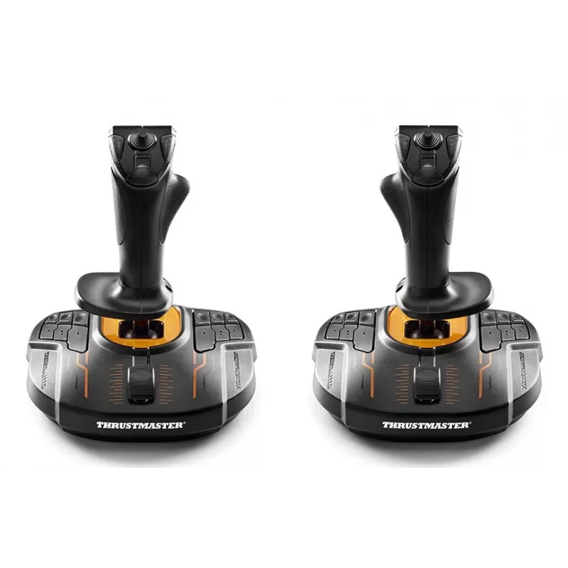 Thrustmaster T.16000M FCS SPACE SIM DUO Must, Oranž USB Juhtkang Analoog/Digitaalne PC
