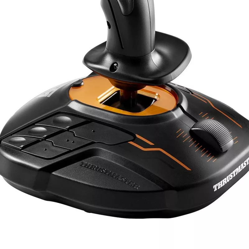 Thrustmaster T.16000M FCS SPACE SIM DUO Must, Oranž USB Juhtkang Analoog/Digitaalne PC