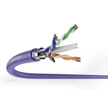 DIGITUS paigalduskaabel - CAT6 - F/UTP - B2ca - 500m - Lilla