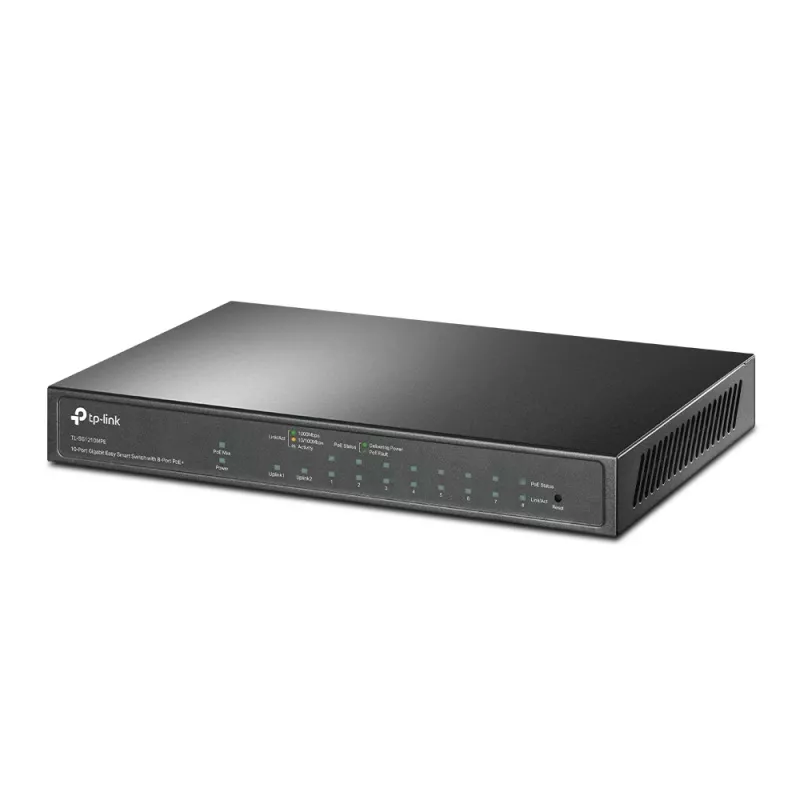 Hallatav lüliti TP-Link TL-SG1210MPE 10 pordiga Gigabit ja 8 pordiga PoE+