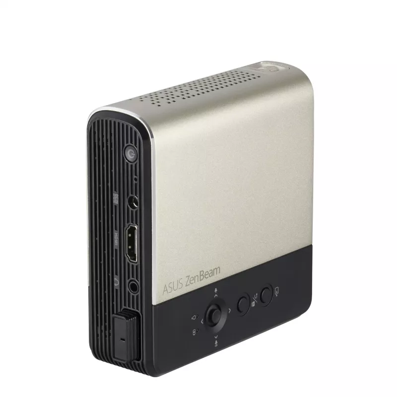 ASUS ZenBeam E2 Standard heiteprojektor 300 ANSI luumenit DLP WVGA (854x480) Must, Kuldne