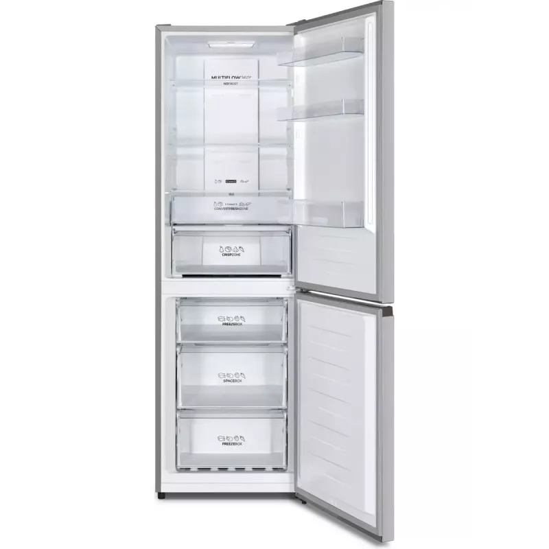 Eraldiseisev külmik-sügavkülmik Gorenje NRK6192AS4, 304 L (külmik 207 L / sügavkülmik 97 L), No Frost, hall