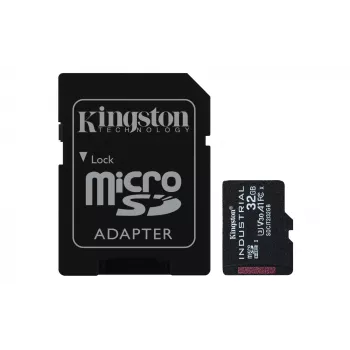 Kingston Technology 32GB microSDHC Industrial C10 A1 pSLC-kaart + SD-adapter