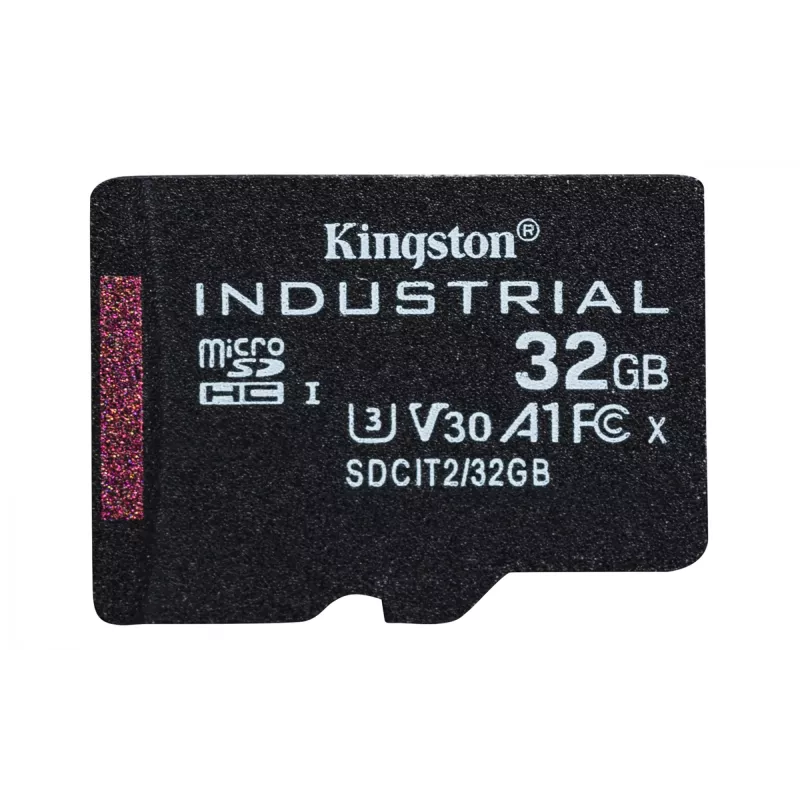 Kingston Technology 32GB microSDHC Industrial C10 A1 pSLC-kaart + SD-adapter