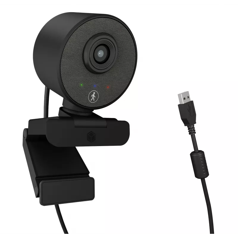 ICY BOX IB-CAM501-HD veebikaamera 1920 x 1080 pikslit USB 2.0 must
