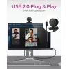 ICY BOX IB-CAM501-HD veebikaamera 1920 x 1080 pikslit USB 2.0 must