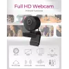 ICY BOX IB-CAM501-HD veebikaamera 1920 x 1080 pikslit USB 2.0 must