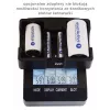 Akulaadija everActive NC-3000 — universaalne laadija AA/AAA/C/D (4elemendiline) must, 100–240V