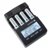 Akulaadija everActive NC-3000 — universaalne laadija AA/AAA/C/D (4elemendiline) must, 100–240V