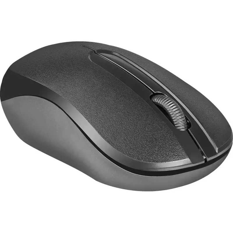 Juhtmeta optiline hiir DEFENDER HIT MM-495 RF, kahekäeline, 1600 DPI, USB RF vastuvõtja, must