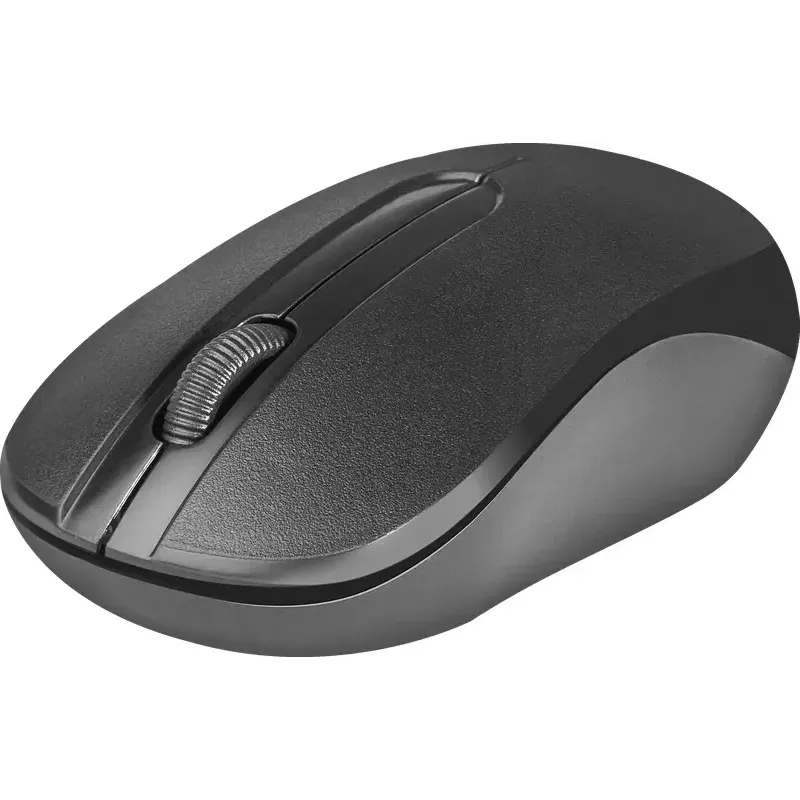 Juhtmeta optiline hiir DEFENDER HIT MM-495 RF, kahekäeline, 1600 DPI, USB RF vastuvõtja, must