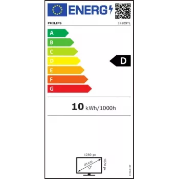 Philips 172B9TL/00 arvutimonitor 43,2 cm (17 tolli) 1280 x 1024 pikslit Full HD LCD puuteekraan Must