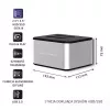 Dokkimisjaam QOLTEC 5316 2x 2,5/3,5-tollisele HDD/SSD-le, SATA, USB 3.0 (5 Gb/s), alumiiniumkorpus