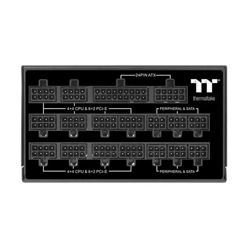 Toiteplokk THERMALTAKE PS-TPD-1550FNFATE-1 ATX 1550W 80 PLUS Platinum, täielikult modulaarne, 140 mm ventilaator