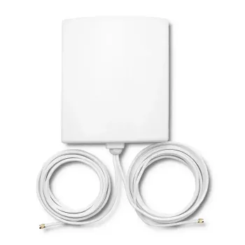 Välistingimustesse suunatav 5G LTE antenn QOLTEC 57022 — 14 dBi, 700–3800 MHz, 50 Ω, vasest korpus