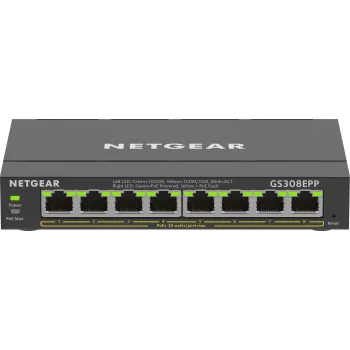 NETGEAR 8-pordiline Gigabit Ethernet PoE+ lüliti (GS308EPP)