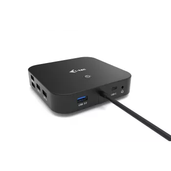 i-tec USB-C HDMI DP dokkimisjaam toiteedastusega 100 W