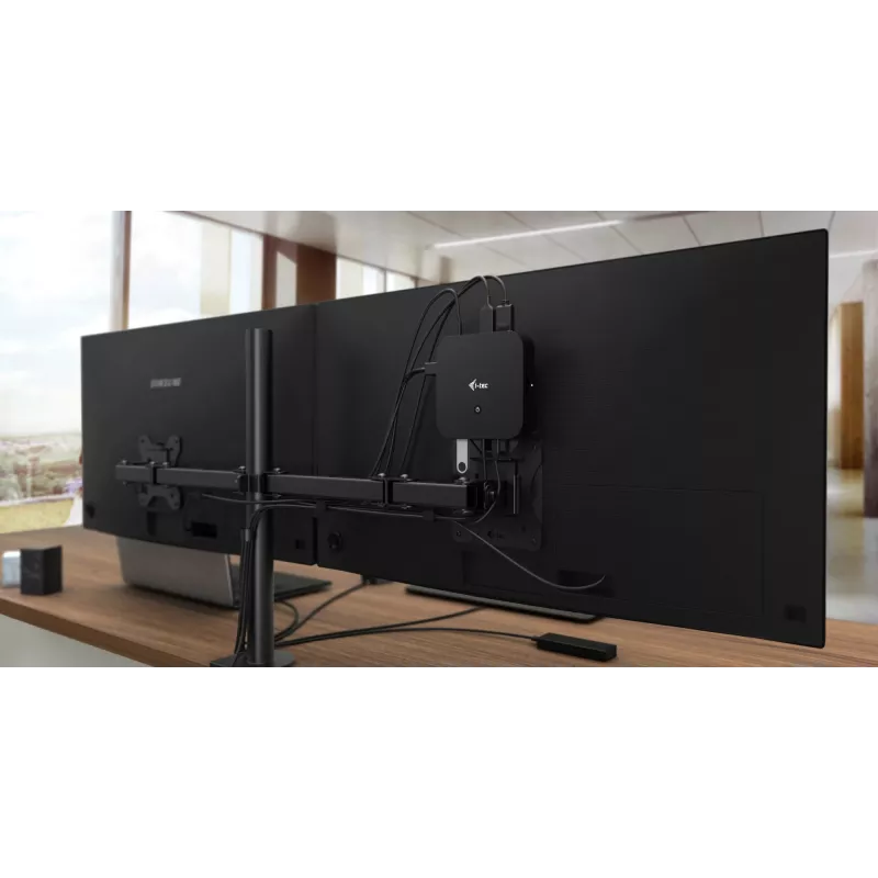 i-tec USB-C HDMI DP dokkimisjaam toiteedastusega 100 W