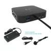 i-tec USB-C HDMI DP dokkimisjaam toiteedastusega 100 W + universaalne laadija 100 W