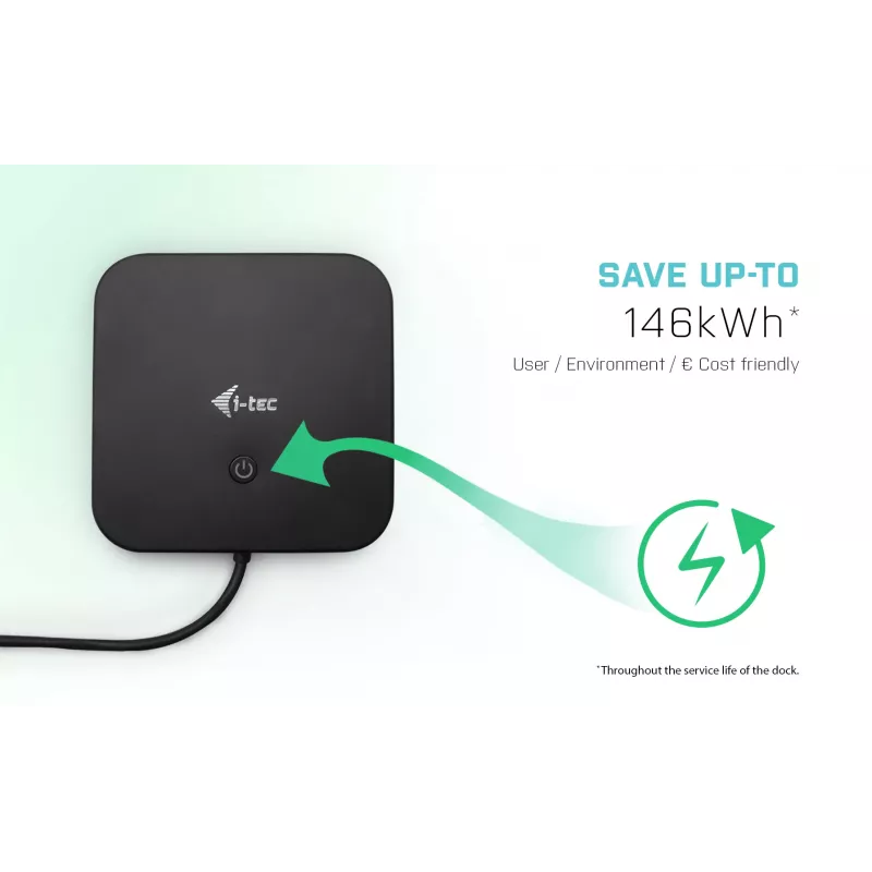 i-tec USB-C HDMI DP dokkimisjaam toiteedastusega 100 W + universaalne laadija 100 W