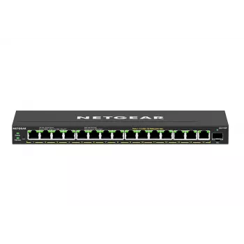 NETGEAR GS316EP-100PES võrgulüliti, haldatav Gigabit Ethernet (10/100/1000), Power over Ethernet (PoE), must