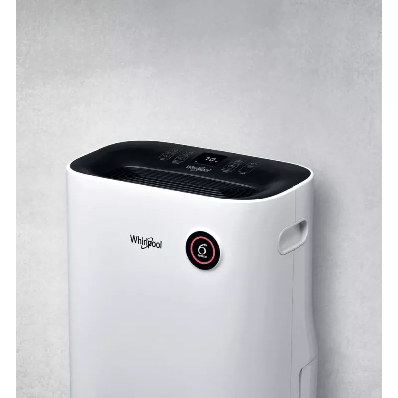 Õhukuivati Whirlpool DE20W5252 6,5 l 44 dB 420 W must valge