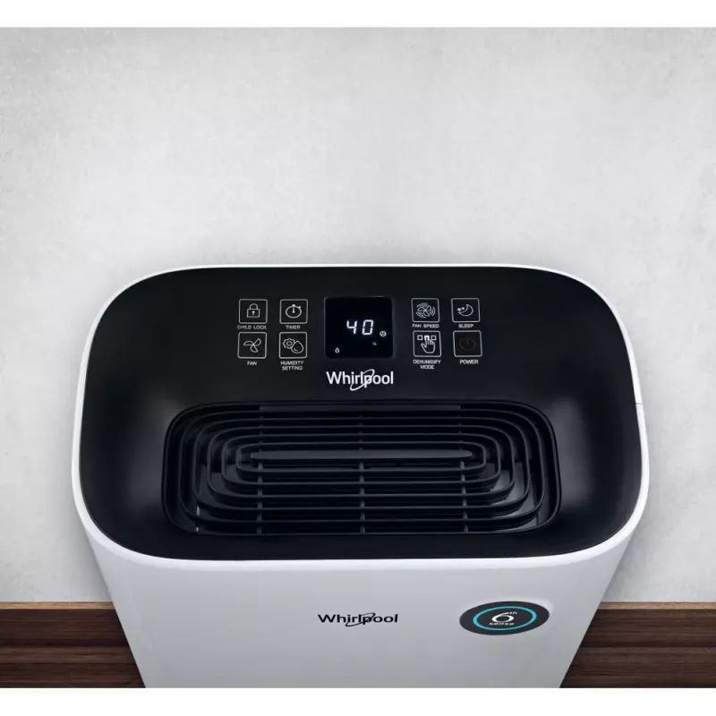 Õhukuivati Whirlpool DE20W5252 6,5 l 44 dB 420 W must valge