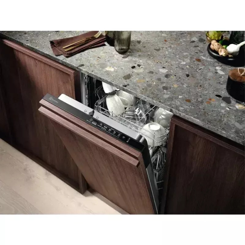 Sisseehitatud nõudepesumasin Electrolux EEA12100L — 9 katet, 49 dB, 45 cm kitsas