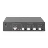 KVM-lüliti Digitus 4 porti ühe ekraaniga 4K HDMI