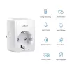 TP-Link Tapo Mini nutikas WiFi pistikupesa, energiamonitooring, siseruumides, valge, kodu, kontor, olek, Android, iOS, juhtmevaba