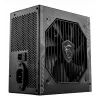 MSI MAG A550BN UK toiteplokk '550W, 80 Plus Bronze sertifikaadiga, 12V ühe rööpaga, DC-DC ahel, 120mm ventilaator, mitte-moodulaarne, varrukatud kaablid, ATX toiteplokk, UK toitejuhe, must'