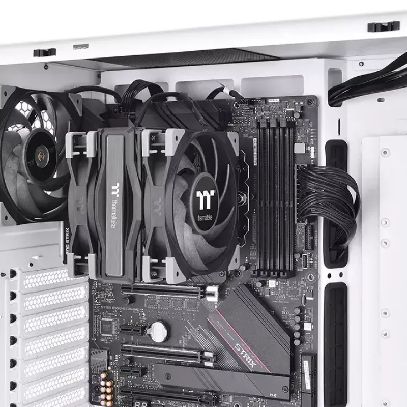 Protsessori jahuti THERMALTAKE Toughair 510, kaks 120 mm ventilaatorit, 4 soojustoru, 159,5×98,8×123,6 mm, must