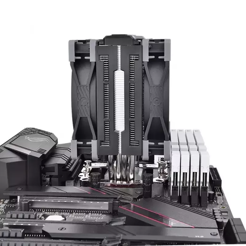 Protsessori jahuti THERMALTAKE Toughair 510, kaks 120 mm ventilaatorit, 4 soojustoru, 159,5×98,8×123,6 mm, must