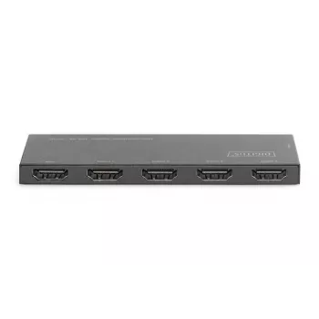 DIGITUS Ultra Slim HDMI Splitter, 1x4, 4K/60Hz HDR, HDCP 2.2, 18 Gbps, toiteallikaga Micro USB