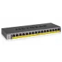 NETGEAR GS116LP Haldamata Gigabit Ethernet (10/100/1000) Toite üle Etherneti (PoE) Must