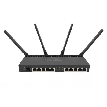 MIKROTIK Wireless Router - Rb4011igs+5hacq2hnd-ingigabit Ethernet Dual-band (2.4 GHz / 5 GHz) Must