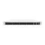Hallatav L3 lüliti MikroTik CRS354-48P-4S+2Q+RM — 48× Gigabit RJ-45, 4× SFP+, 2× QSFP+, 48 PoE-porti
