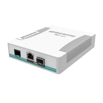 Võrgulüliti MikroTik CRS106-1C-5S — 5× Gigabit RJ-45, 5× SFP, PoE, 30V alalisvool